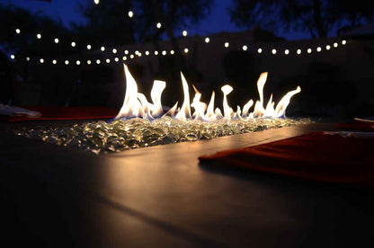 Entertainer 72" Outdoor Gas Fire Pit Dining Table