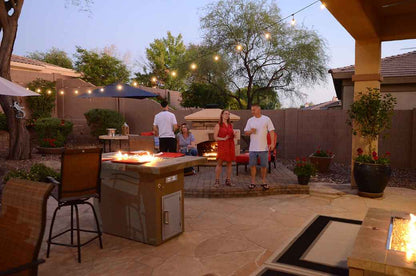 Entertainer 72" Outdoor Gas Fire Pit Dining Table