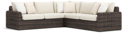 Kimora Outdoor Sectional – All-Weather Wicker Deep Seating
