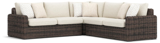 Kimora Outdoor Sectional – All-Weather Wicker Deep Seating