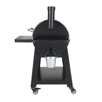 62" Heavy-Duty Wood Pellet Grill & Smoker with Digital Controls & Rolling Cart