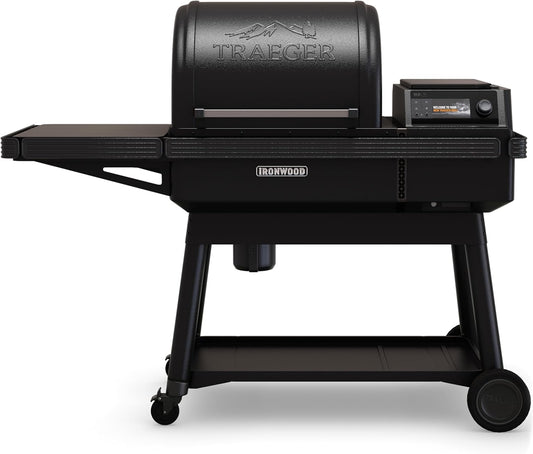 Traeger Ironwood Wood Pellet Grill & Smoker with WiFIRE, Super Smoke & 616 Sq. In. Cooking Area