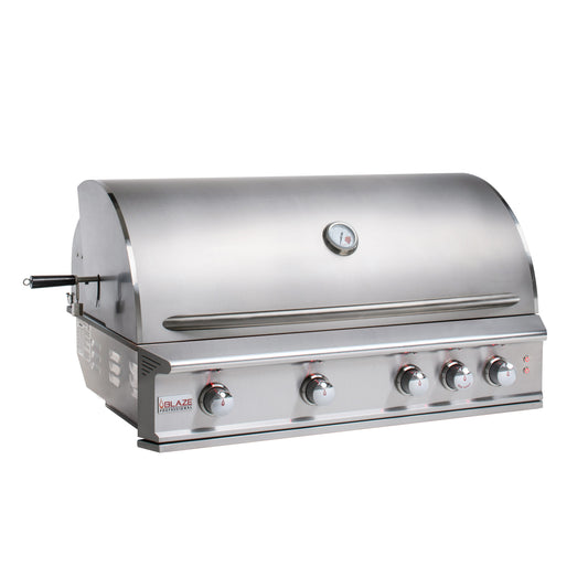 Blaze Professional LUX 44" 4-Burner Built-In Gas Grill with Rear Infrared Burner