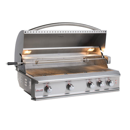 Blaze Professional LUX 44" 4-Burner Built-In Gas Grill with Rear Infrared Burner