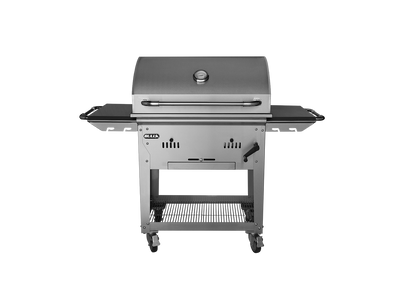 Bull Bison 30-Inch Premium Freestanding Charcoal Grill with Cart