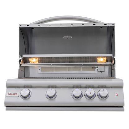 Blaze LTE+ 32" 4-Burner Built-In Gas Grill with Rear Infrared Burner