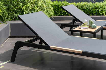 Panama Dark Duo Coffee Set & Sun Loungers - 3pc