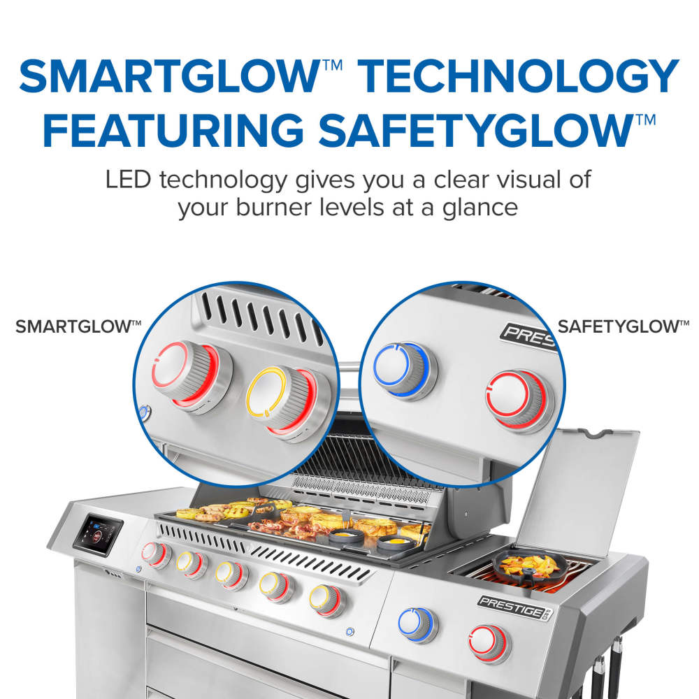 Napoleon Prestige PRO 665 Elite Smart Gas Grill with Infrared Burners & Electric Smoker Box