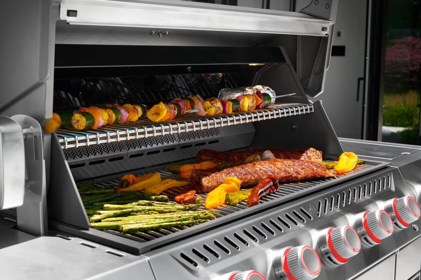 Napoleon Prestige PRO 665 Elite Smart Gas Grill with Infrared Burners & Electric Smoker Box