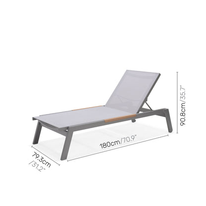 Panama Light Duo Coffee Set & Sun Loungers - 3pc