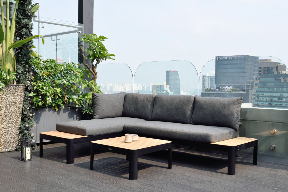 Portals Dark Modular Sofa 3pc Set