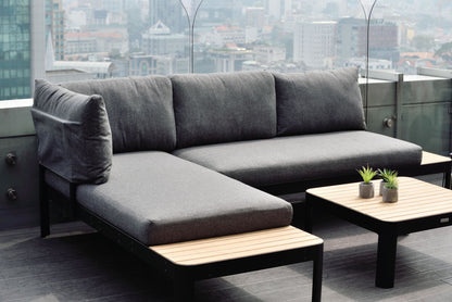 Portals Dark Modular Sofa 3pc Set