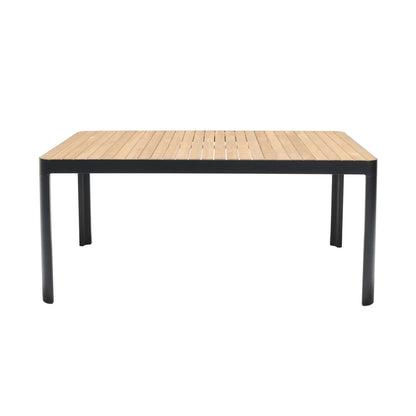 Portals Dark 4 Seater Carver Rectangular Dining set