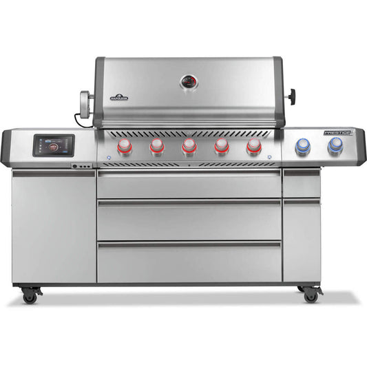 Napoleon Prestige PRO 665 Elite Smart Gas Grill with Infrared Burners & Electric Smoker Box