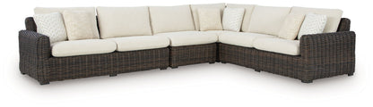 Kimora Outdoor Sectional – All-Weather Wicker Deep Seating