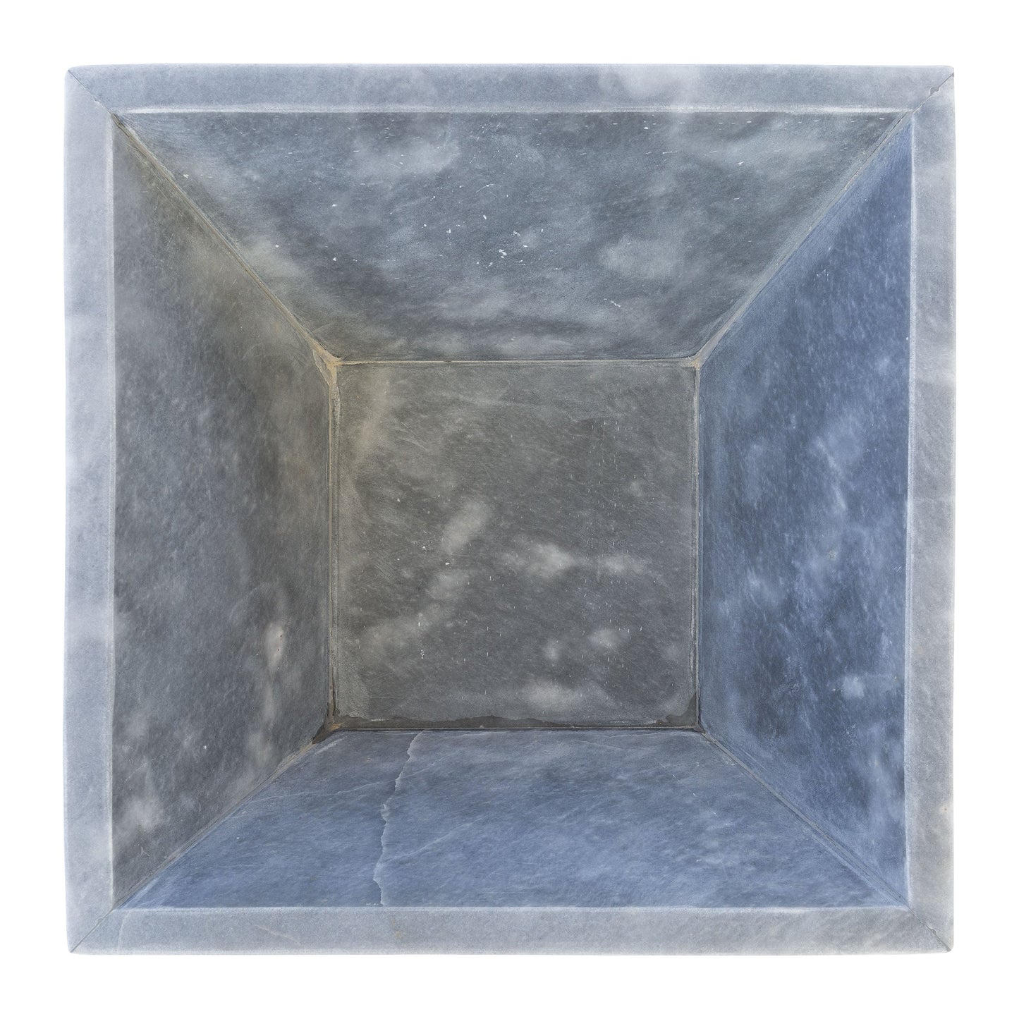 24" Bluestone Marble Outdoor Fire Pit – Natural Stone