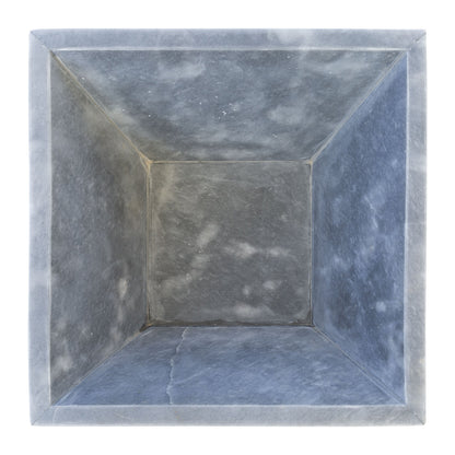 24" Bluestone Marble Outdoor Fire Pit – Natural Stone