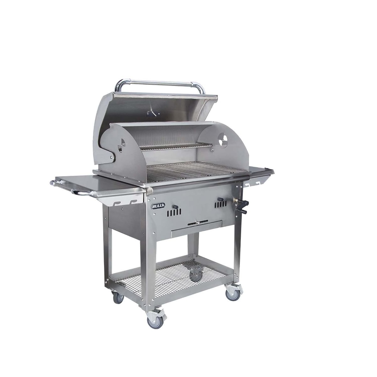 Bull Bison 30-Inch Premium Freestanding Charcoal Grill with Cart