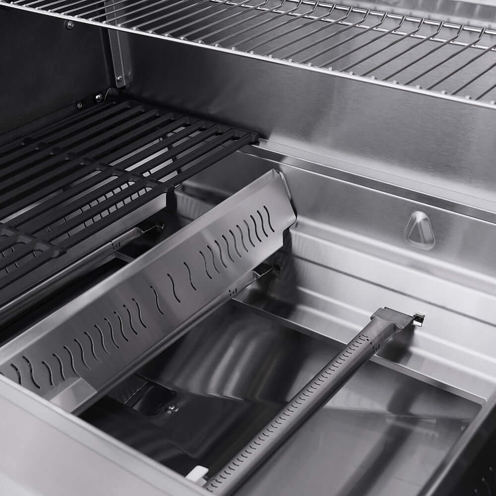 Monument Grills Eminence 405 Smart 4-Burner Gas Grill with Side Sear Burner & ClearView Lid