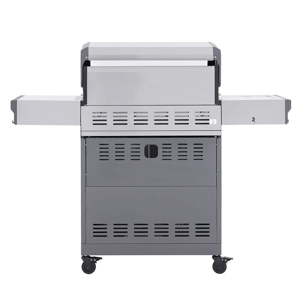 Monument Grills Eminence 405 Smart 4-Burner Gas Grill with Side Sear Burner & ClearView Lid