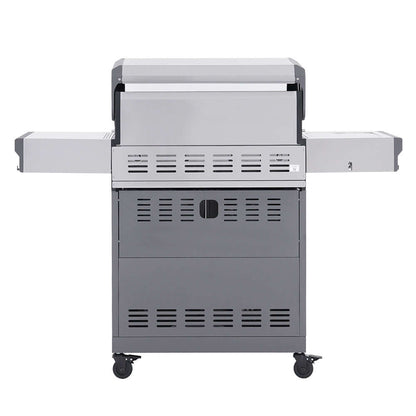 Monument Grills Eminence 405 Smart 4-Burner Gas Grill with Side Sear Burner & ClearView Lid
