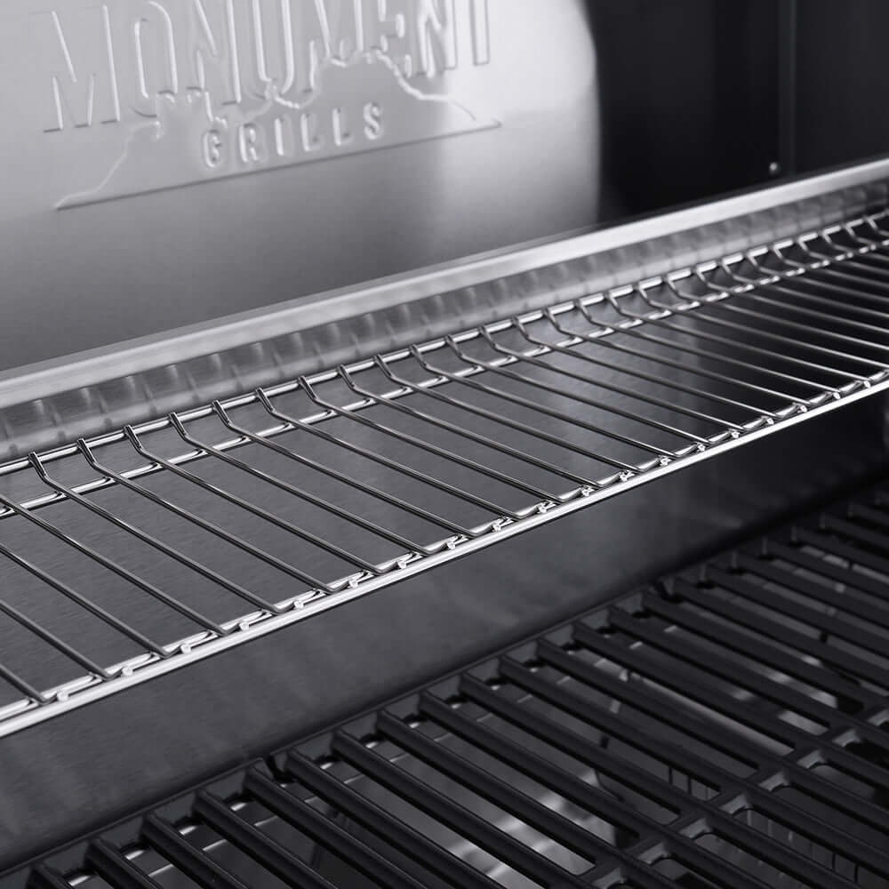 Monument Grills Eminence 405 Smart 4-Burner Gas Grill with Side Sear Burner & ClearView Lid