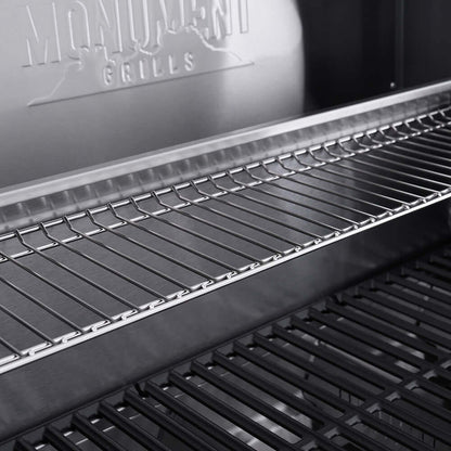 Monument Grills Eminence 405 Smart 4-Burner Gas Grill with Side Sear Burner & ClearView Lid