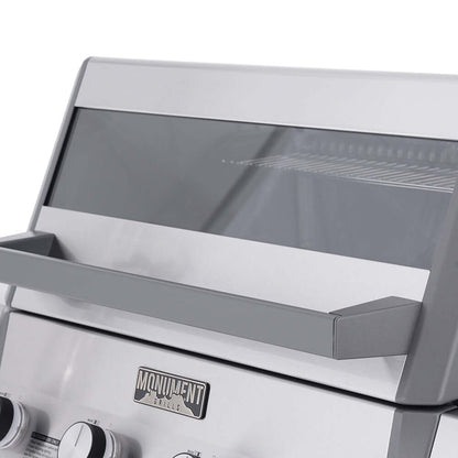 Monument Grills Eminence 405 Smart 4-Burner Gas Grill with Side Sear Burner & ClearView Lid