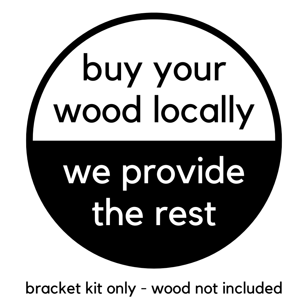 DIY Pergola Bracket Kit for a Freestanding Pergola With Roof Rafters - Any Size Up to 12' x 12'